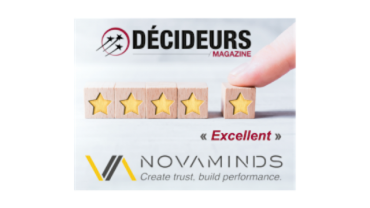 Novaminds classé « Excellent » par Décideurs Magazine !