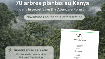 Novaminds renforce son engagement en faveur de la planète ! Novaminds renforce son engagement en faveur de la planète !